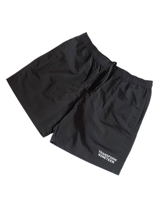Black Logo Shorts
