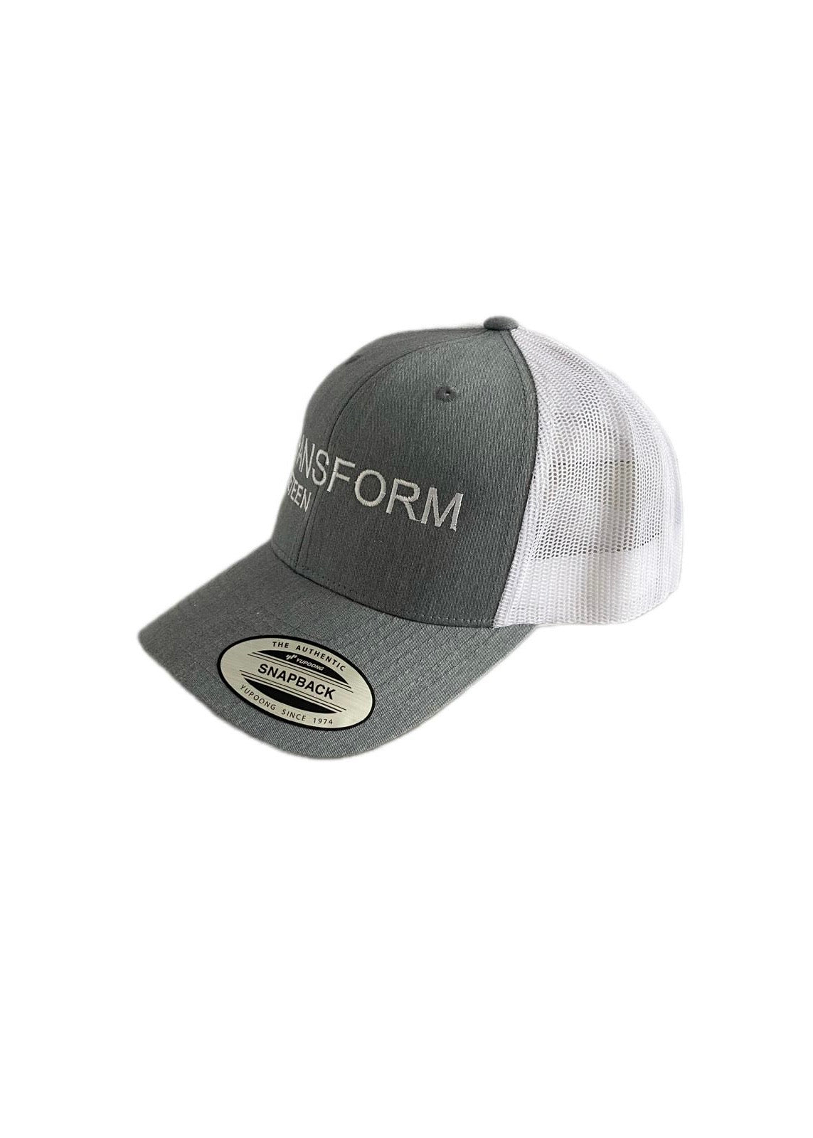 Transform Nineteen – Grey/White Mesh Trucker Cap