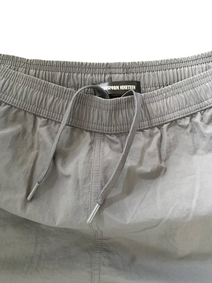 Grey logo shorts