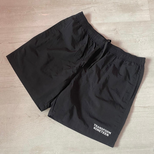 Black Logo Shorts