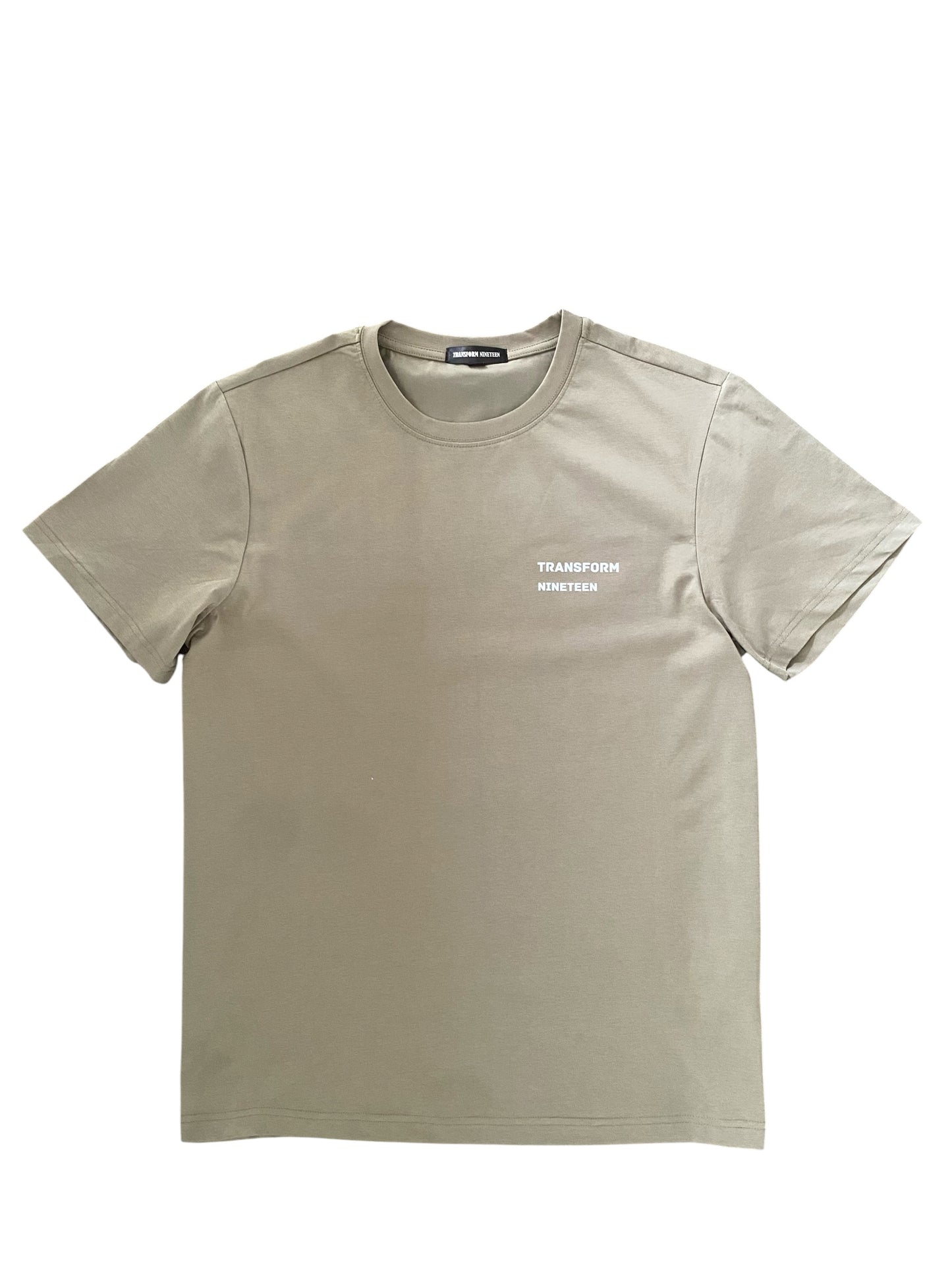 Transform Nineteen Signature Tee – Olive Green
