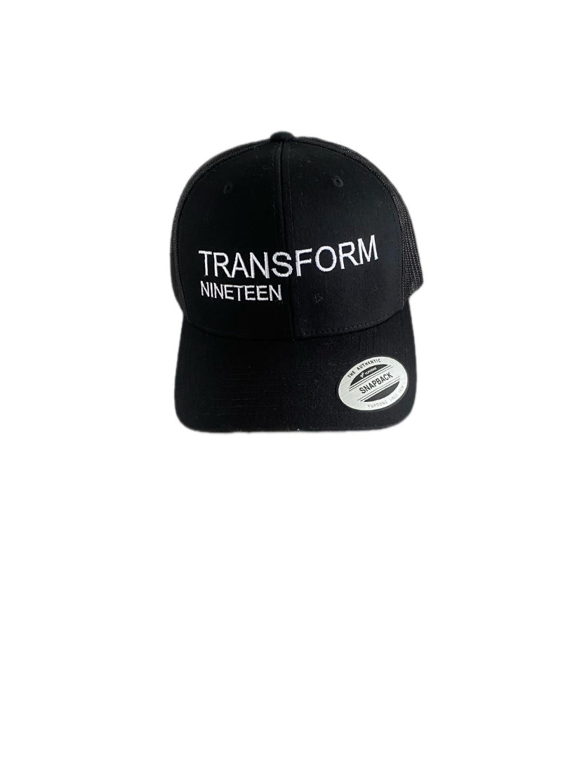 Transform Nineteen – black Mesh Trucker Cap