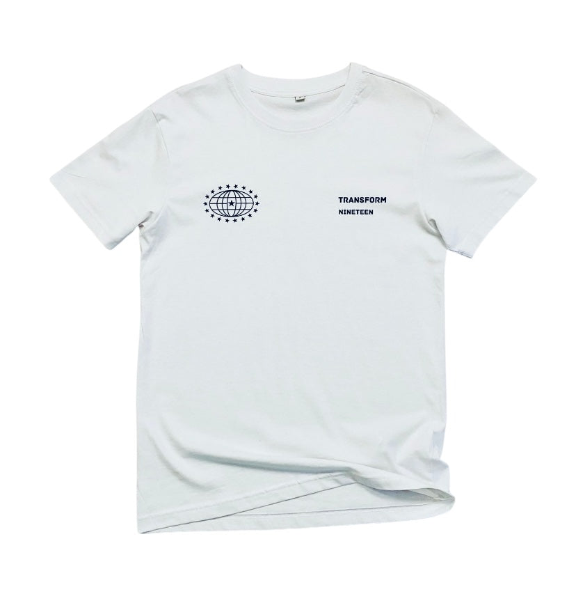 Transform Nineteen – Global Star Tee (white/Navy blue)
