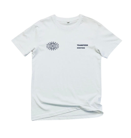 Transform Nineteen – Global Star Tee (white/Navy blue)