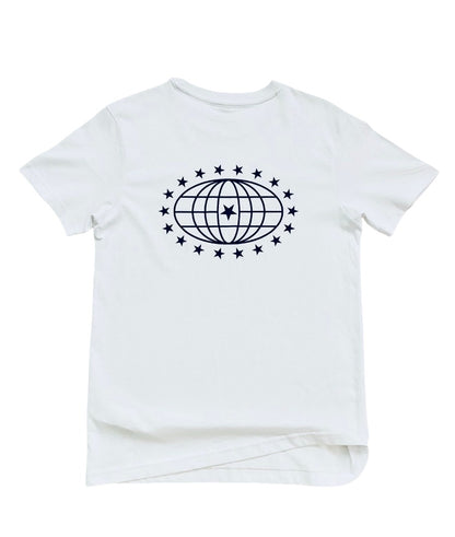 Transform Nineteen – Global Star Tee (white/Navy blue)