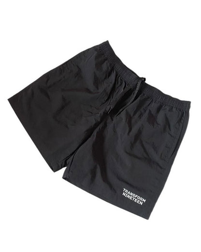 Black Logo Shorts